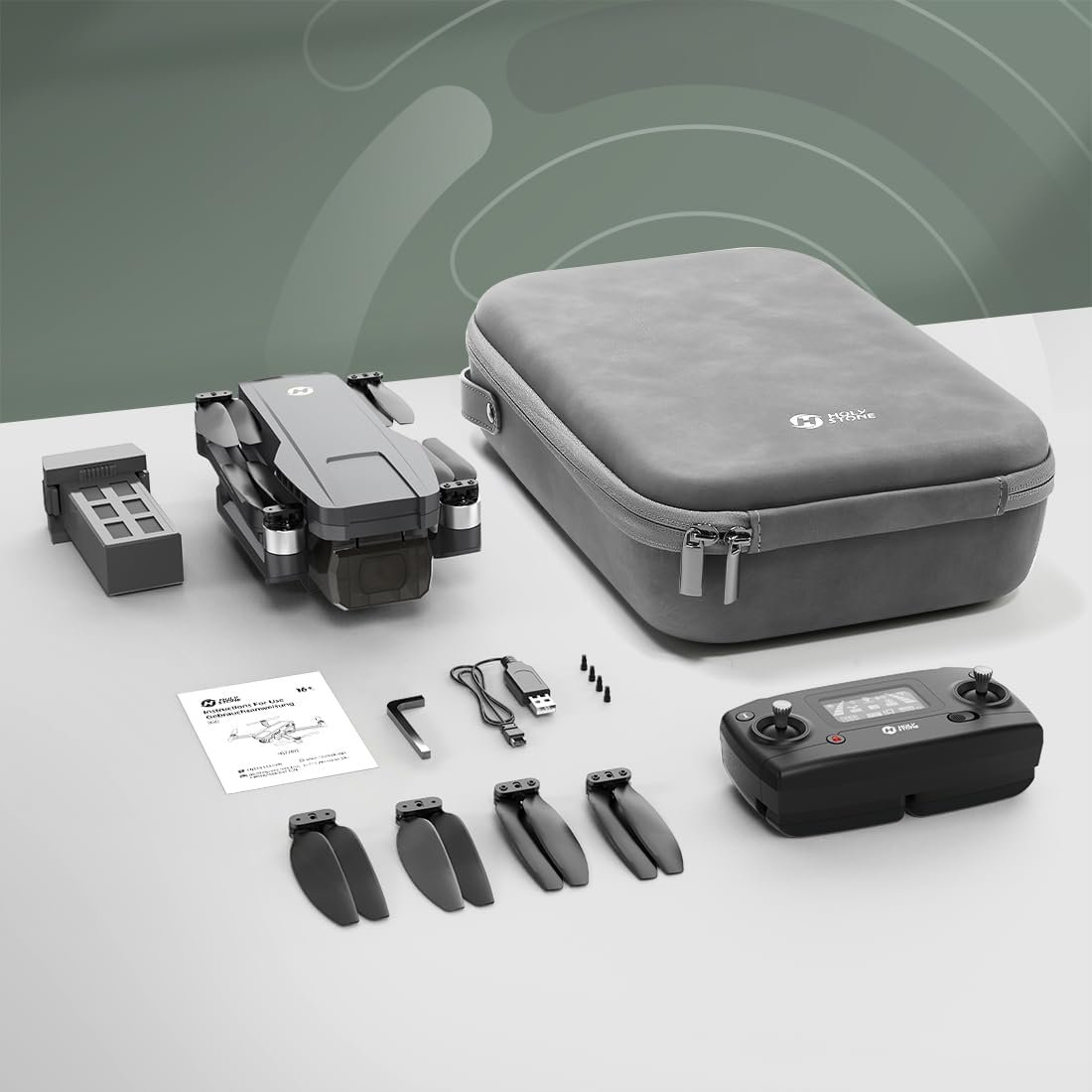 Holy Stone HS720G 2-Axis Gimbal GPS Drone with 4K Ice Camera for Adults, Foldable FPV RC Quadcopter with Brushless Motor, 5G WiFi Transmission, Optical Flow, Follow Me, Smart Return for Beginners - Image 8