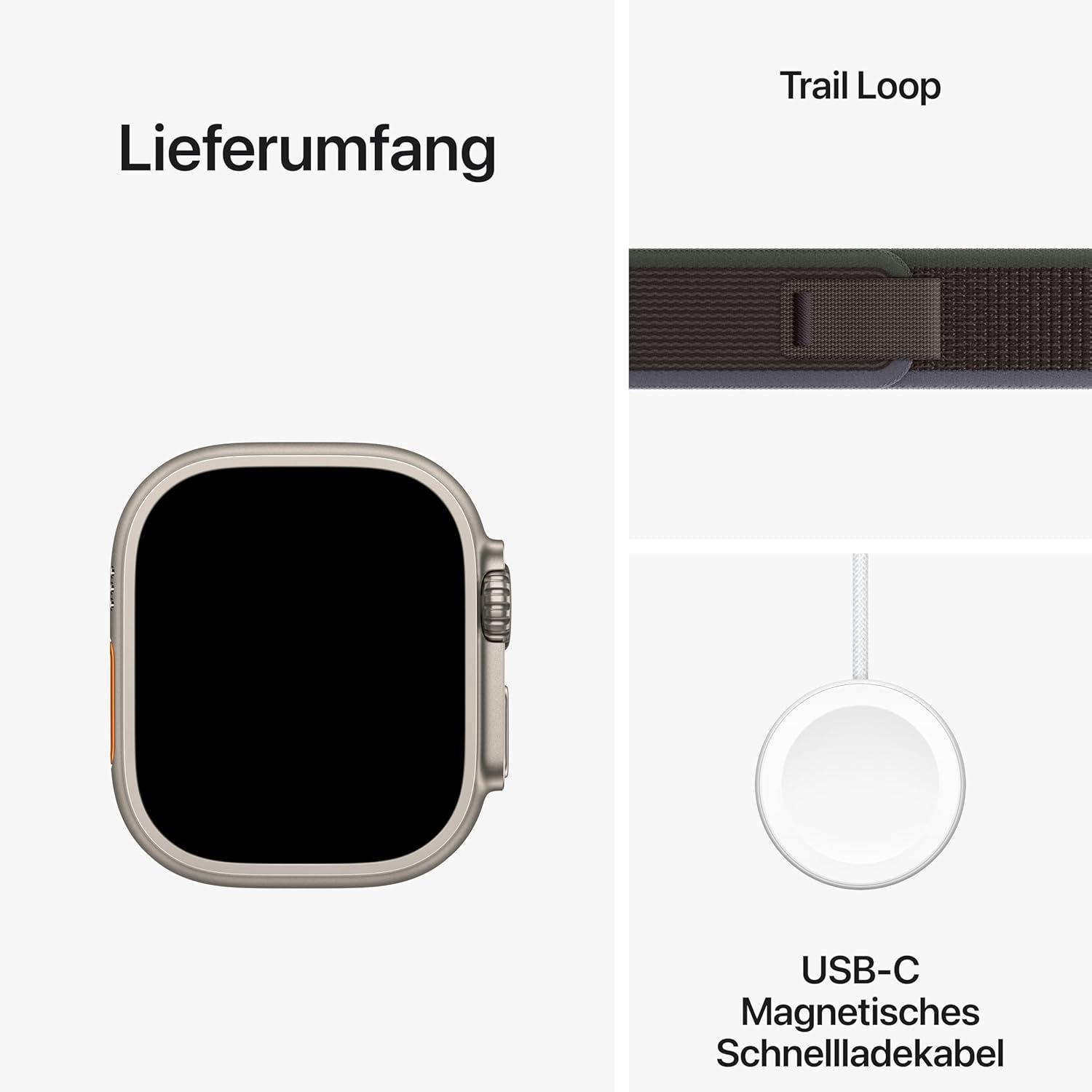 Apple Watch Ultra 2 (GPS + Cellular, 49mm) Smartwatch with Durable Titanium Case and Trail Loop Strap (M/L) in Blue/Black Fitness Tracker, Precise GPS, Extra Long Battery Life, CO₂ Neutral - Image 6