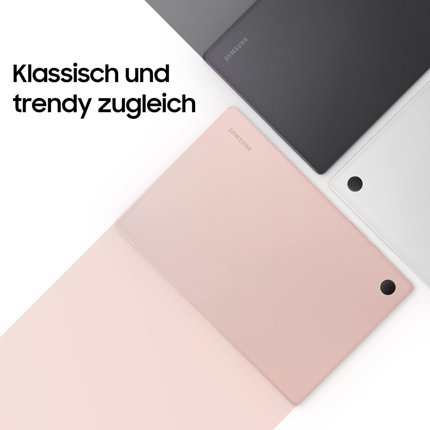 Samsung Galaxy Tab A8, Android Tablet, WiFi, 7040 mAh Battery, 10.5 Inch TFT Display, Four Speakers, 32 GB/3 GB RAM, Tablet in Grey