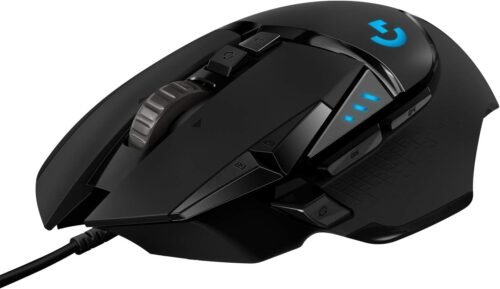 Logitech G502 HERO gaming mouse (with HERO sensor, RGB, 16,000 DPI, 11 programmable buttons, laptop and PC computer mouse, 5 customizable weights, balance tuning, German packaging) black Best Price Logitech G502 HERO gaming mouse (with HERO sensor, RGB, 16,000 DPI, 11 programmable buttons, laptop and PC computer mouse, 5 customizable weights, balance tuning, German packaging) black